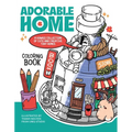 Adorable Home Coloring Book: A Kawaii Collection of Cute and Creative Tiny Homes (Coloring Book for Adults) - Paperback