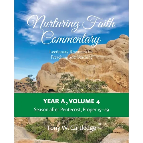 Nurturing Faith Commentary, Year A, Volume 4: Lectionary Resources for Preaching and Teaching: Season after Pentecost, Proper 15-29 - Paperback