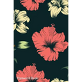 Password Book: Include Alphabetical Index With Black Seamless Floral Pattern - Paperback