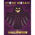 STONE MOSAIC. Halloween. Book 7. Black background.: Stress-free color by number book. - Paperback