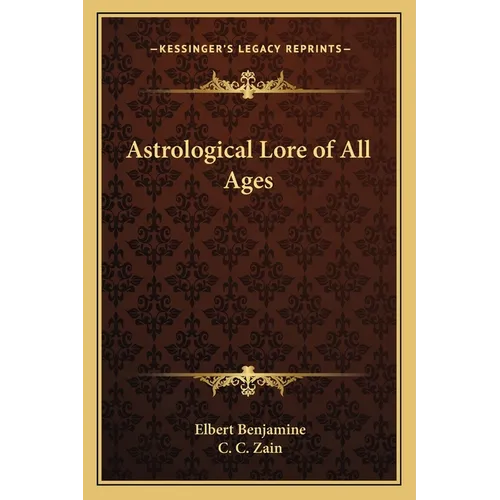 Astrological Lore of All Ages - Paperback
