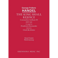 The King Shall Rejoice, HWV 260: Vocal score - Paperback