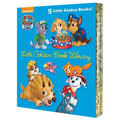 Paw Patrol Little Golden Book Library (Paw Patrol): Itty-Bitty Kitty Rescue; Puppy Birthday!; Pirate Pups; All-Star Pups!; Jurassic Bark! - Boxed Set