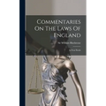 Commentaries On The Laws Of England: In Four Books - Hardcover