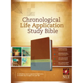 Chronological Life Application Study Bible-NLT - Imitation Leather