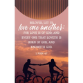 General Worship Bulletin: Let Us Love (Package of 100): 1 John 4:7 (Kjv) - Paperback