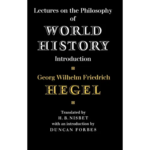 Lectures on the Philosophy of World History - Paperback