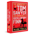 The Adventures of Tom Sawyer & Adventures of Huckleberry Finn: Deluxe Hardbound Edition - Hardcover