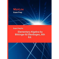 Exam Prep for Elementary Algebra by Bittinger & Ellenbogen, 6th Ed. - Paperback