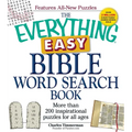 The Everything Easy Bible Word Search Book: More Than 200 Inspirational Puzzles for All Ages - Paperback