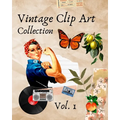 Vintage Clip Art Collection: Cut Out and Collage Illustrations for Scrapbooking or Junk Journals - Paperback