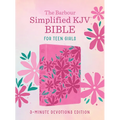 The Barbour Simplified KJV Bible for Teen Girls--3-Minute Devotions Edition - Imitation Leather
