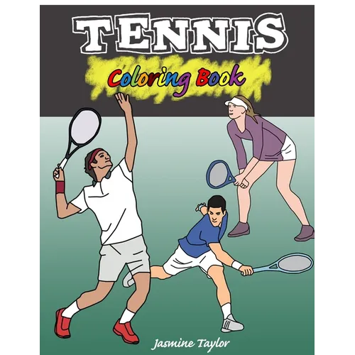 Tennis Coloring Book - Paperback