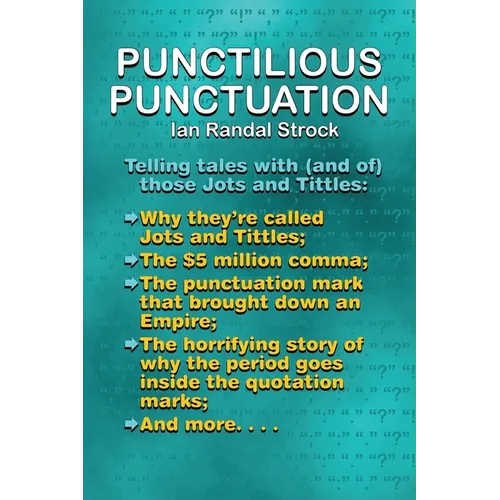 Punctilious Punctuation: Telling tales with (and of) those jots and tittles - Paperback