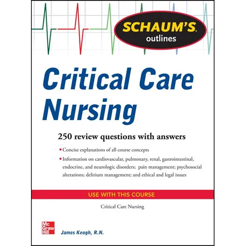 Schaum's Outline of Critical Care Nursing: 250 Review Questions - Paperback