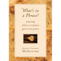 What's in a Phrase?: Pausing Where Scripture Gives You Pause - Paperback