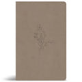 CSB Thinline Reference Bible, Digital Study Edition, Earth Suedesoft Leathertouch - Imitation Leather
