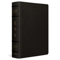 ESV Study Bible, Large Print (Buffalo Leather, Deep Brown) - Leather