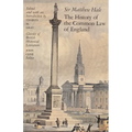 The History of the Common Law of England - Paperback