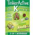 Tinkeractive Kindergarten 3-In-1 Workbook: Math, Science, English Language Arts - Paperback