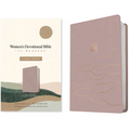 The Message Women's Devotional Bible Large Print (Leather-Look, Dusty Blush) - Imitation Leather
