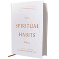 Niv, Spiritual Habits Bible, Hardcover, Red Letter, Comfort Print: Learn to Live a Gospel-Centered Life - Hardcover