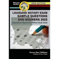 Louisiana Notary Exam Sample Questions and Answers 2025: Explanations Keyed to the Official Study Guide - Paperback