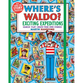 Where's Waldo? Exciting Expeditions: Play! Search! Create Your Own Stories! (a Compact, Travel-Size Hidden Object Activity Book with Puzzles and Promp - Paperback