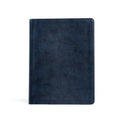 CSB Verse-By-Verse Reference Bible, Navy Leathertouch - Imitation Leather