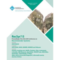 RecSys 15 9th ACM Conference on Recommender Systems - Paperback