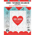 1000+ Words Search - Best Mother's Day Puzzles: Fun Brain Games For Mom - Interesting Facts About Mother - Paperback