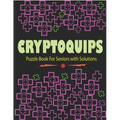 Cryptoquips Puzzle Book For Seniors with Solutions: Cryptograms Puzzle Word Game Book - Paperback