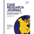 Case Research Journal, 38(1): Outstanding Teaching Cases Grounded in Research - Paperback