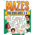 Mazes For Kids Ages 5-8 Kids Activity Book Challenging Maze Book For All Levels Large Print Great Gift Paperback - Paperback