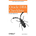 Oracle DBA Checklists Pocket Reference - Paperback
