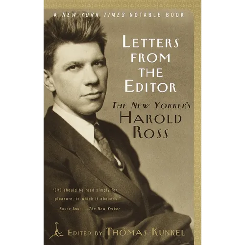 Letters from the Editor: The New Yorker's Harold Ross - Paperback