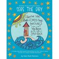 Seas the Day - Single-sided Bible-based Coloring Book with Scripture for Kids, Teens, and Adults, 40+ Unique Colorable Illustrations - Paperback