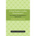 Critical Studies in Indian Grammarians I: The Theory of Homogeneity (Savar?ya) - Paperback