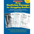 Hi-Lo Nonfiction Passages for Struggling Readers: Grades 4-5: 80 High-Interest/Low-Readability Passages with Comprehension Questions and Mini-Lessons - Paperback