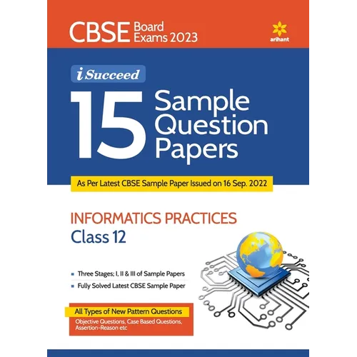 15 Sample Question Papers Information Practices Class 12th CBSE 2019-2023 - Paperback