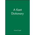 A Kant Dictionary - Paperback