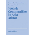 Jewish Communities in Asia Minor - Paperback