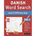 Danish Word Search - Level of Difficulty: Easy - Vol.1 - Delta Classics - Give Your Eyes a Rest with the Easiest to Read Puzzles on the Market! - Paperback