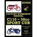 Honda C110 Workshop Manual 1960 Onwards O.H.V. - Paperback