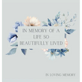 Celebration of life, funeral book, Condolence book to sign (Hardback cover) - Hardcover