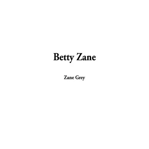 Betty Zane - Hardcover