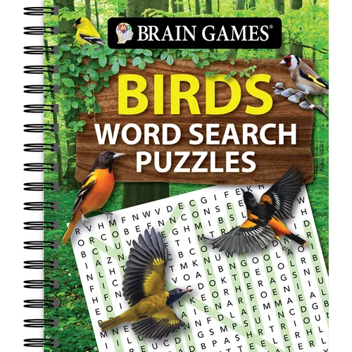 Brain Games - Birds Word Search Puzzles - Spiral
