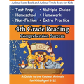4th Grade Reading Comprehension Success: Animal Facts Book and Animal Trivia Book for Kids - Paperback