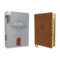 Nasb, Personal Size Bible, Large Print, Leathersoft, Brown, Red Letter, 1995 Text, Thumb Indexed, Comfort Print - Imitation Leather