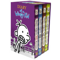 Diary of a Wimpy Kid Box of Books 5-8 Hardcover Gift Set: Ugly Truth, Cabin Fever, the Third Wheel, Hard Luck - Boxed Set